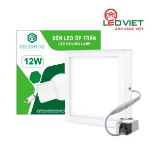 Đèn ốp trần Led vuông 12W GSLighting GSOT12-V