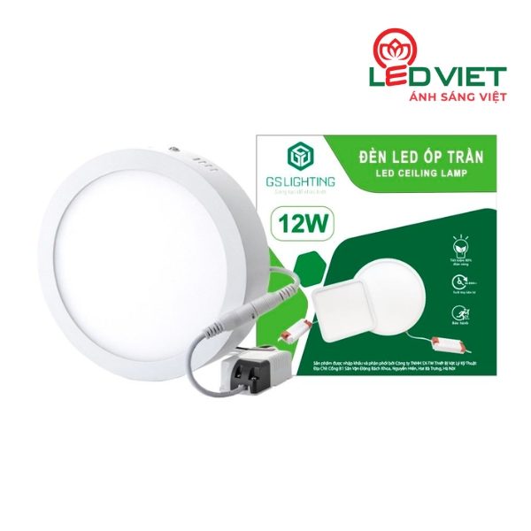 Đèn ốp trần nổi 12W GSLighting GSOT12-T