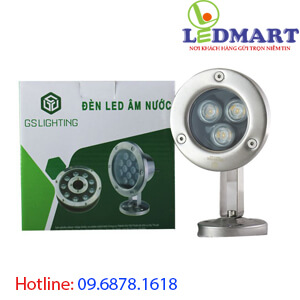 Đèn led âm nước 3W GSLighting GSN3 Đèn led âm nước 3W GSLighting GSN3
