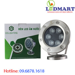 Đèn led âm nước 6W GSLighting GSN6 Đèn led âm nước 6W GSLighting GSN6