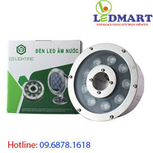 Đèn led âm nước 9W bánh xe GSLighting GSBX9 Đèn led âm nước 9W bánh xe GSLighting GSBX9