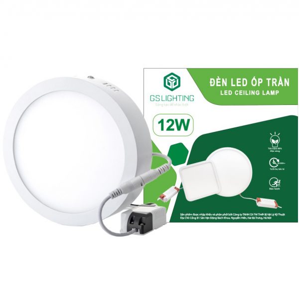 Đèn ốp trần nổi 18W GSLighting GSOT18-T Đèn ốp trần nổi 18W GSLighting GSOT18-T