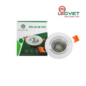 Đèn led âm trần xoay 3W GSATX3