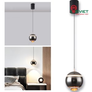 Đèn thả Spotlight kèm dải sáng Pearl Black GS-PST